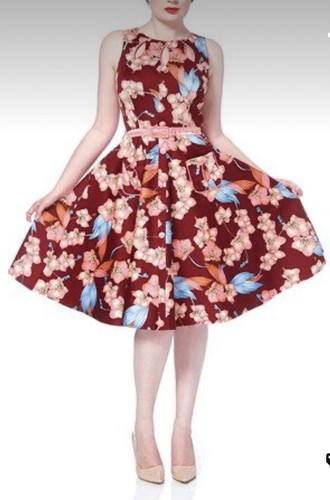 Voodoo vixen dress peony - vixen, pinup