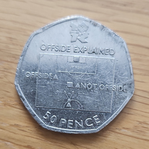 Offside explained 2011 50p - 2011, uk