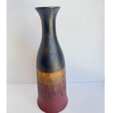 VTG Tall Black Gold Red Ombre