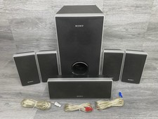 6 PIECE SONY Surround Sound Speaker System SS-CT71 SS-TS71 & SS-WS71 Subwoofer