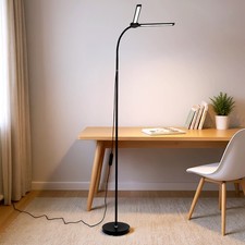LED Floor Lamp W/ Double Head