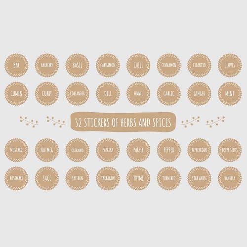 Herbs spices sticker - 32, 2