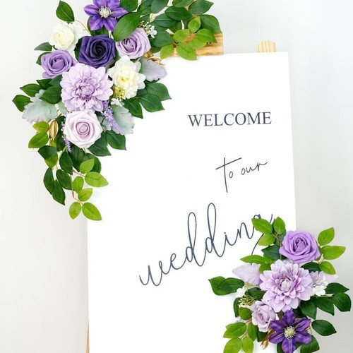 2pcs wedding arch flowers set - 2pcs,