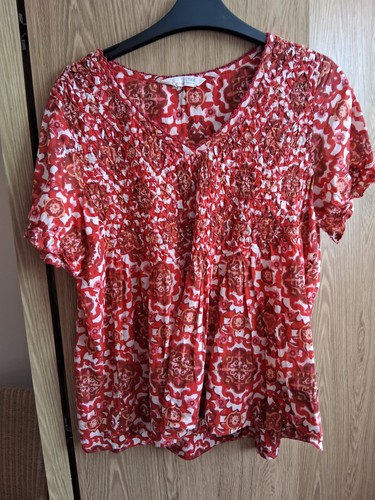 Odd molly top red pinks - molly, red/pinks