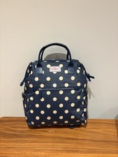 Cath Kidston Navy Polka Dot Frame Backpack. Suitable for school/ work/travel/uni