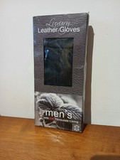 Luxury Mens Black Leather