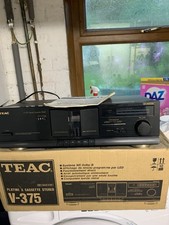 Teac V-375 Stereo Cassette Deck , With Original Box And Manual, Working