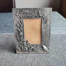 Vintage Pewter Picture -Photo