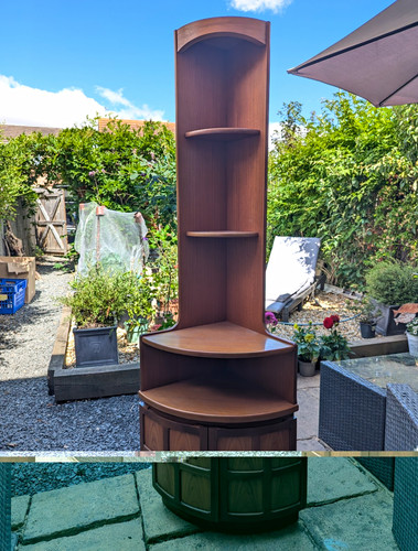 Wood corner cabinet nathan - wood,