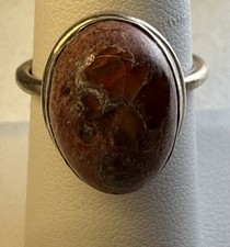 Mexican Fire Opal Ring