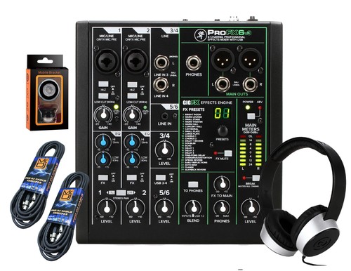 Mackie profx6v3 channel - mackie, 6-channel