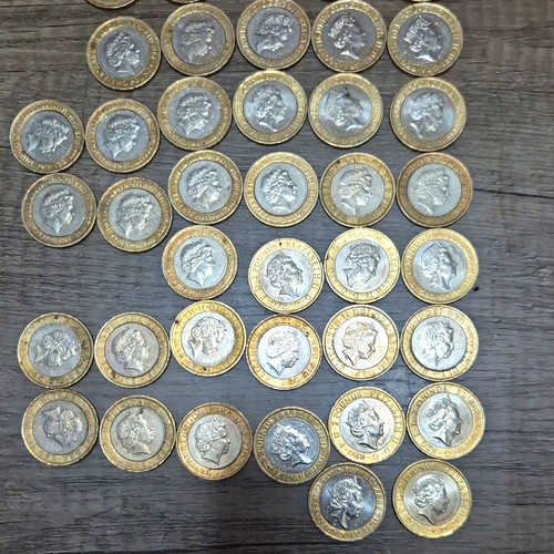 British two pound coin - two,