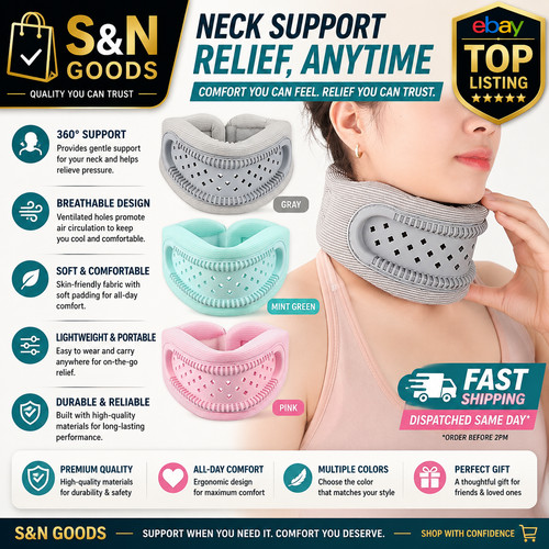 Soft foam neck collar support - foam,