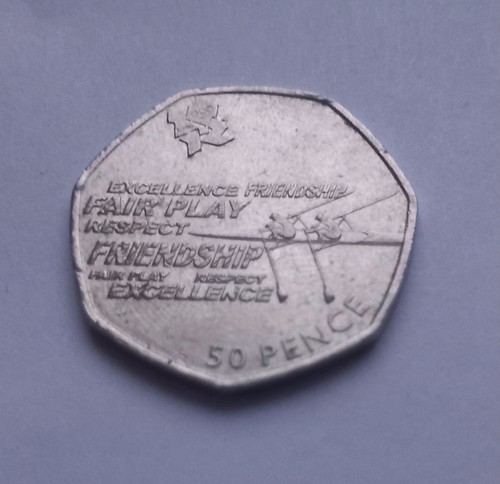 London 2012 olympic rowing - london, 50p