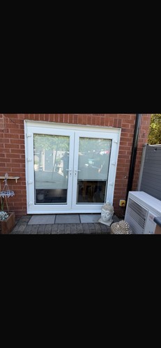 French doors patio - patio, back