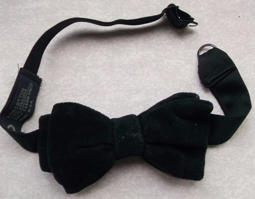 Bow tie vintage velvet - bow, mens