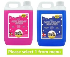 Blue 2.5L Toilet Fluid Chemical Cleaner For Caravan Motorhome Boat