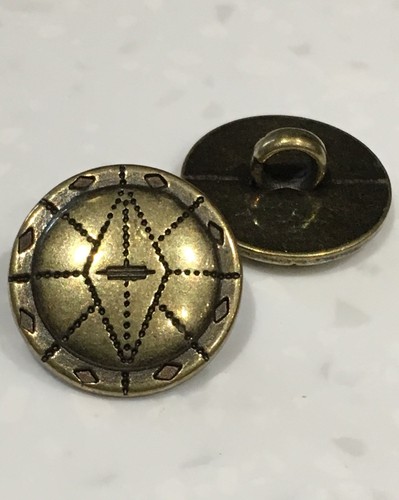 Real metal shank buttons - shank,