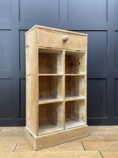 Rustic Pine Shoe Cupboard