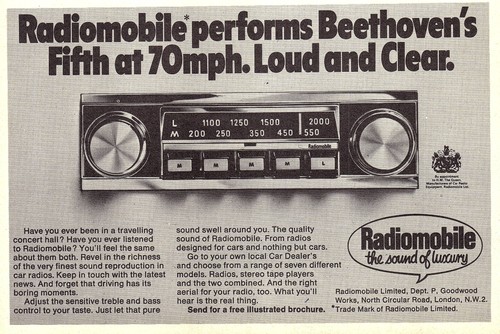 1972 advert radiomobile - 1972,