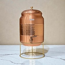 10 L Pure Copper Half Hammered