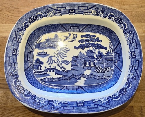 Staffordshire unmarked blue - staffordshire,