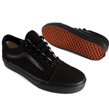 Vans Old Skool Kids Shoes Trainers Uk Size 5 Black Canvas