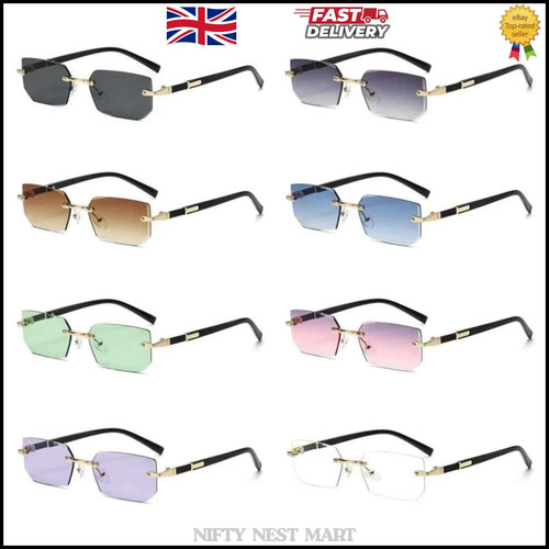 Rimless trendy sunglasses for - sunglasses,