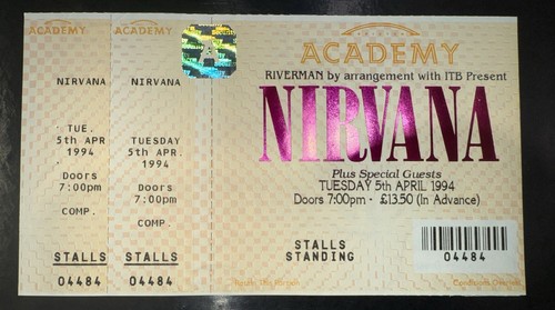 Nirvana april 1994 - april, 5