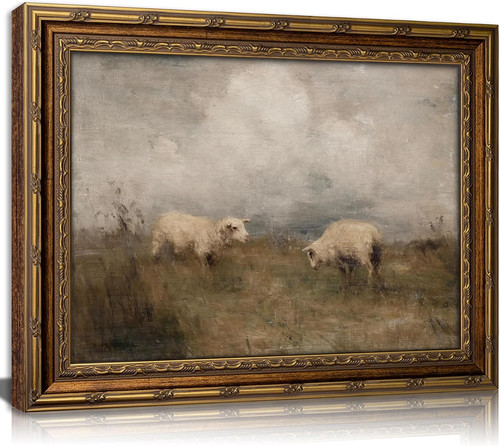 Vintage gold framed - framed,