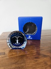 Rare Swarovski Crystal SCS 1997 WATTENS PAPERWEIGHT – GIANT BLUE 211709