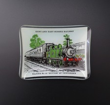 Scarce Vintage Kent & East Sussex Railway Ashtray No.10 Sutton Tenterden. 1970s