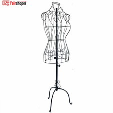 Wire Mannequins Female Upper Body Torso Mannequin Dummy Clothing Dress Form Iron