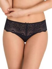 Playtex Flower Elegance Brief Size S 10 Black Lace Knickers Underwear P04RA New