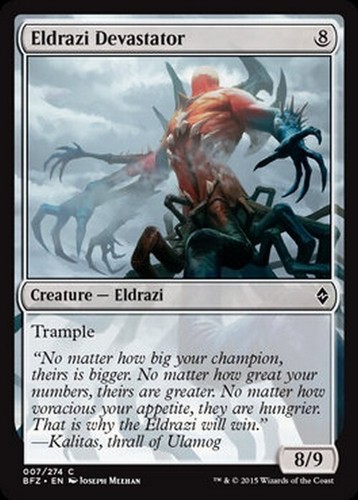 Eldrazi devastator battle - ~,