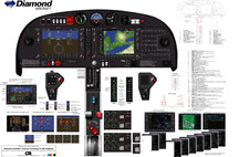 Diamond DA40XLT with Garmin