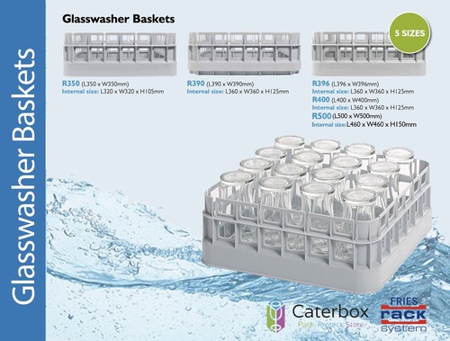 Glasswasher baskets 350mm to - glasswasher,