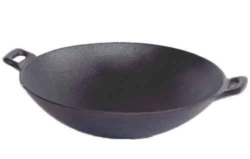 Cast iron wok skillet - skillet, fry