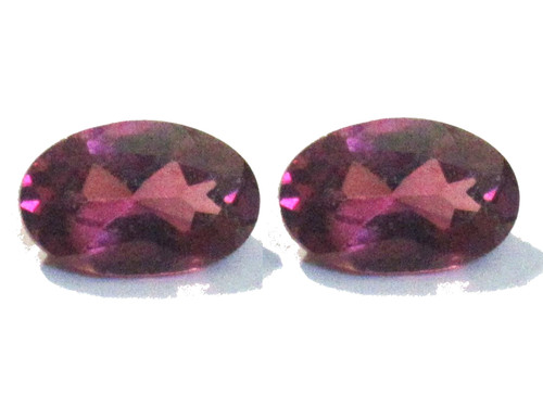 Pair natural mali garnet - pair,