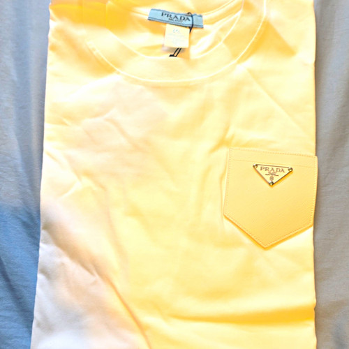 Prada men white - prada, crew
