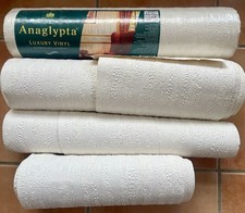 Anaglypta Luxury Vinyl Wallpaper Kiln RD881 - 1 Unopened Roll & some Part Rolls