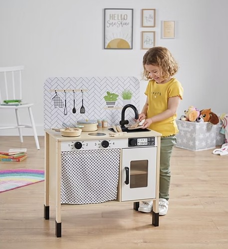 Wooden multicoloured kitchen - wooden,