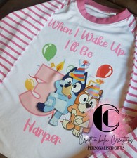 NEW Custom Bluey PJs Kids 6-12m Up To 9-10 Years, Unisex, Dog, More
