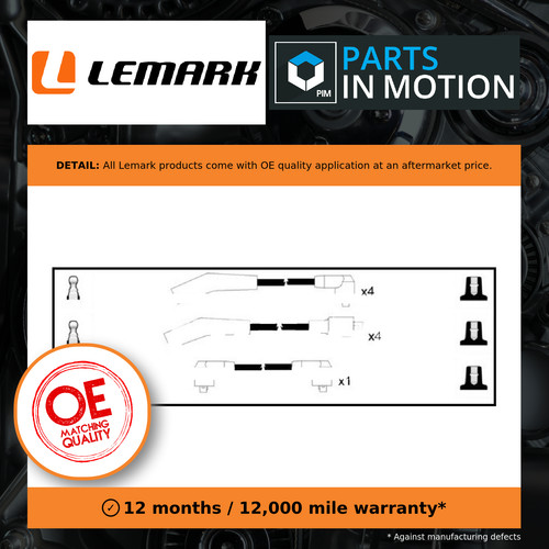 Leads ignition cables set - ht,