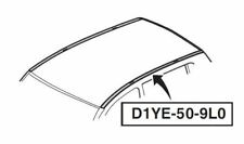 Mazda CX3 2015> Roof Bars Mouldings  (D1YE509H0-D1YE509L0)