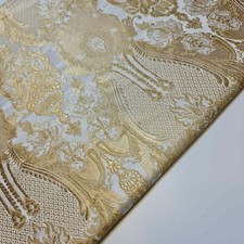 Damask Floral Gold Brocade