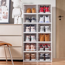Folding Shoe Box Storage Rack
