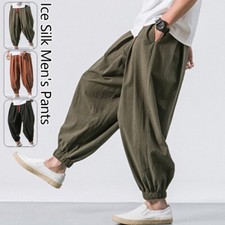 Men summer casual harem pants - men,