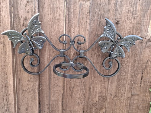 Solid wrought iron - wrought, butterfly
