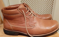 Anatomic Gel Brown Leather Waxy lace up  Boots Size 10 - good condition